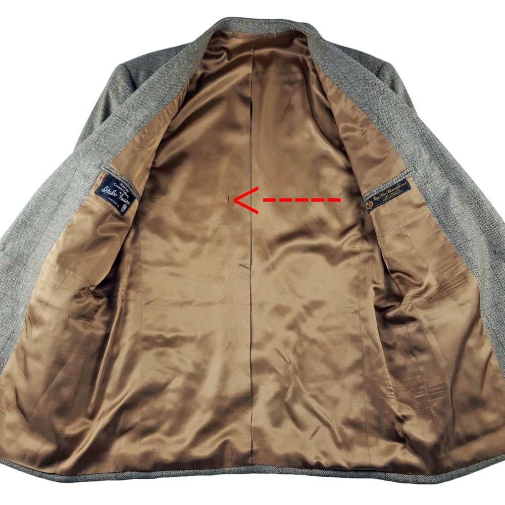 Loro Piana Mens Plaid Cashmere Tweed Blazer 40R - Picture 6 of 8